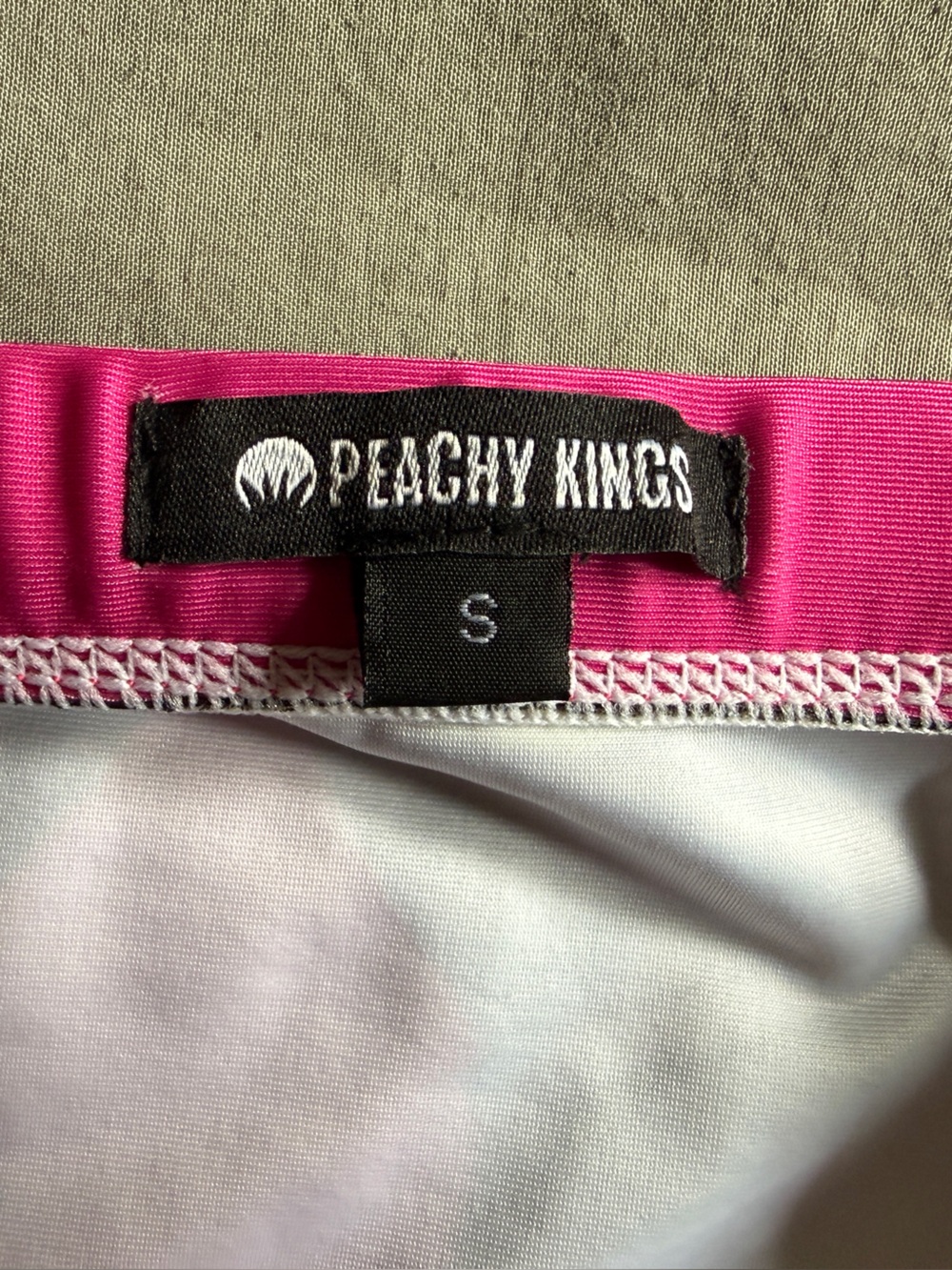 Peachy Kings “Tom of Finland” Hot Pink Men's Swim Briefs - Picture 3 of 4